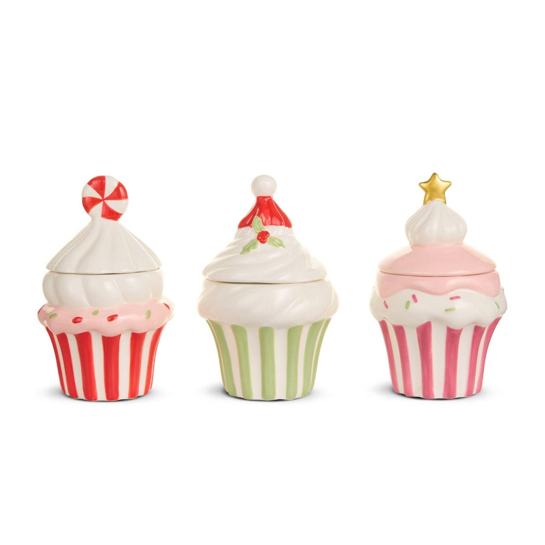 6 Inch Cupcake Container - Christmas Place