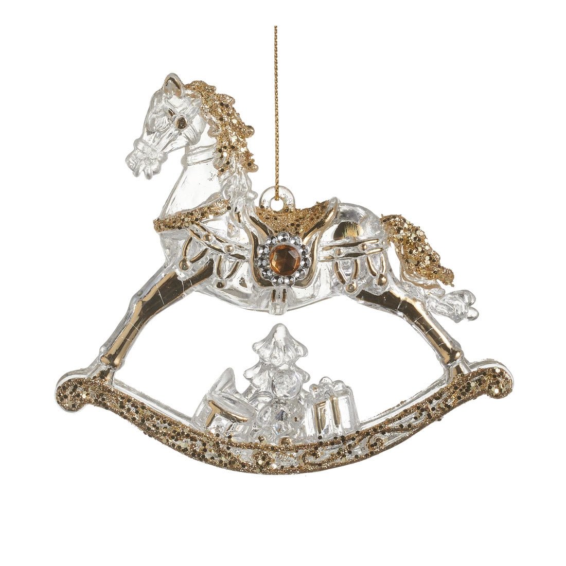 Rocking Horse Christmas Ornament - Christmas Place