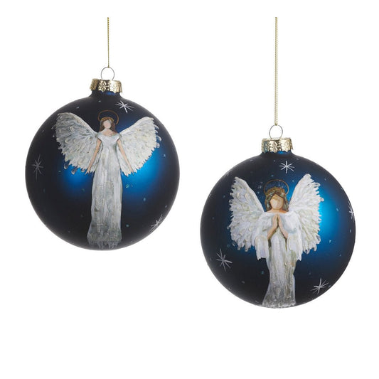 CELESTIAL VIEW ANGEL BALL ORNAMENT/2 - Christmas Place