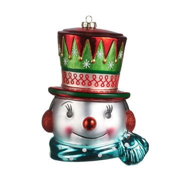 Merry Snowman Ornament