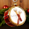 Glass Snare Drum Christmas Ornament - Christmas Place