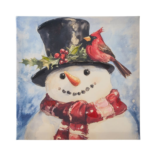 Friendly Snowman Wall Art