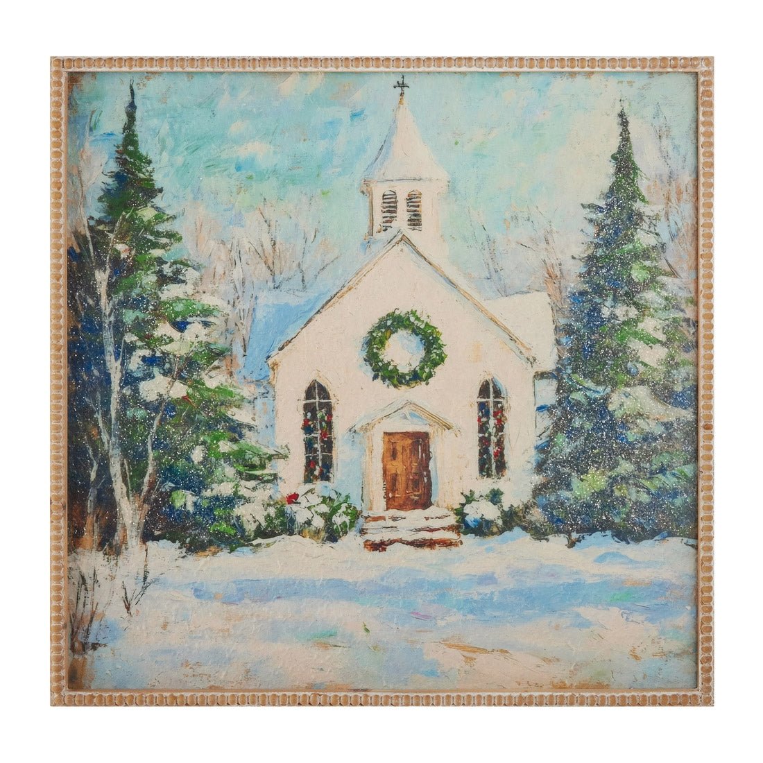 Hymns In The Snow Framed Wall Art - Christmas Place