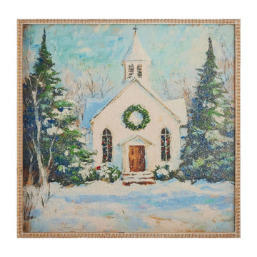 Hymns In The Snow Framed Wall Art - Christmas Place