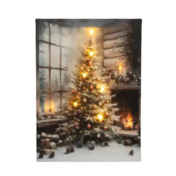 11x15Inch LED Tree Canvas - Christmas Place