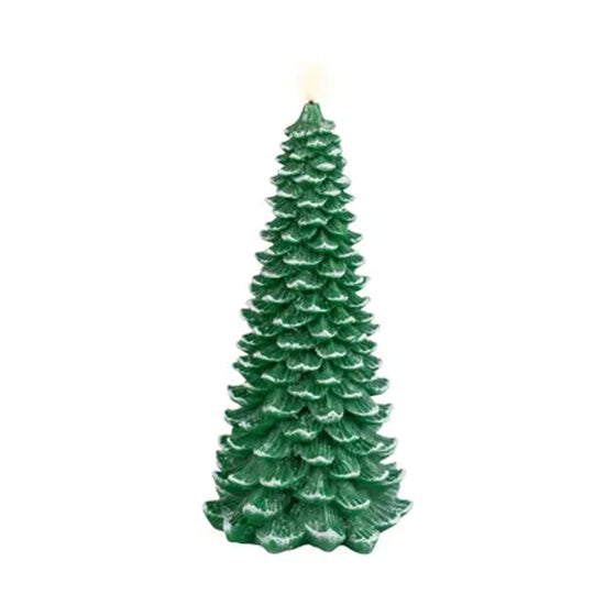 13Inch LED Green Tree Candle - Christmas Place