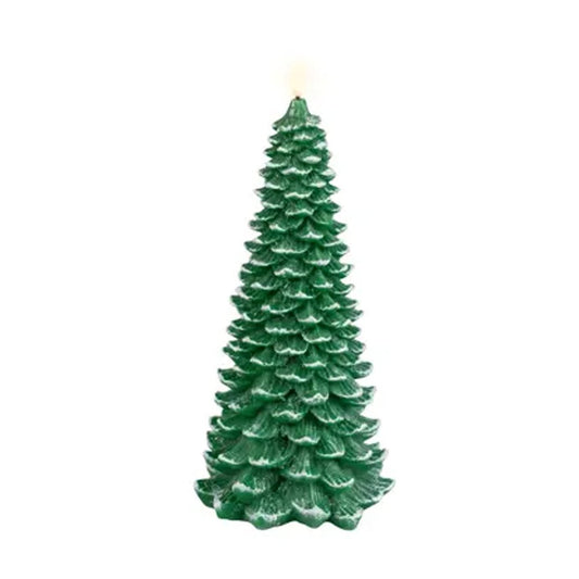 13Inch LED Green Tree Candle - Christmas Place