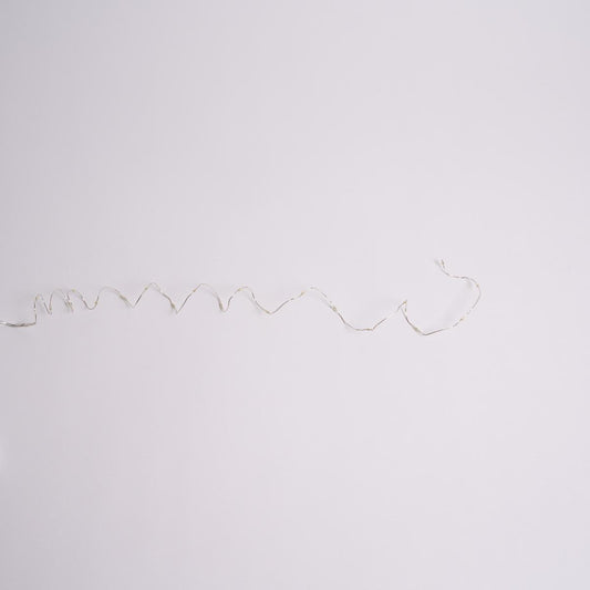 Cool White Micro Silver Wire Lights
