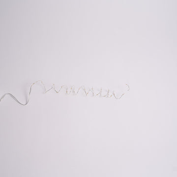 Warm White Micro Silver Wire Lights