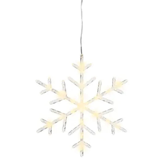 13 Inch LED Warm White Snowflake - Christmas Place