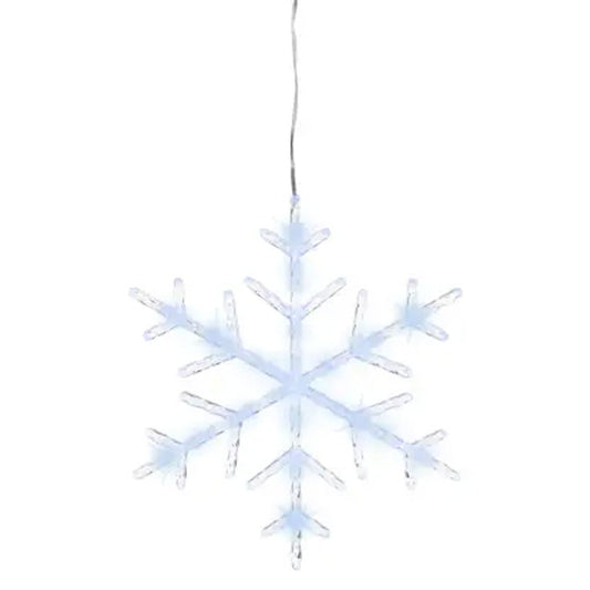 13Inch LED Cool White Snowflake - Christmas Place