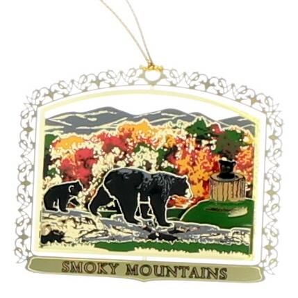 Smoky Mountain Bear Ornament
