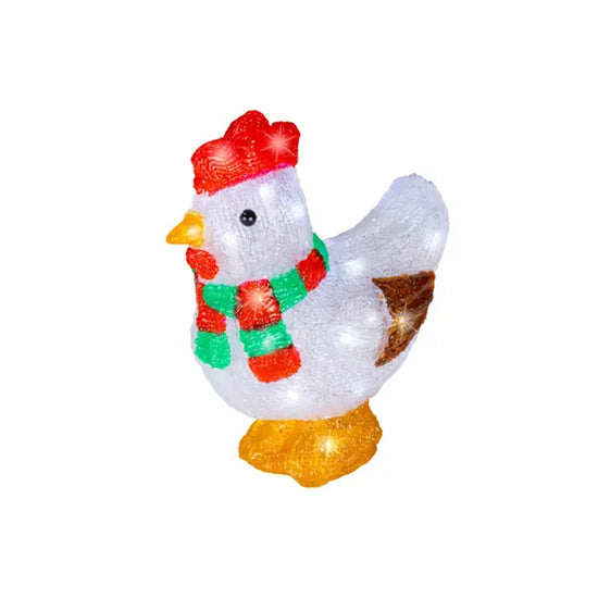 9 Inch LED Chicken - Christmas Place