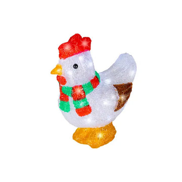 9 Inch LED Chicken - Christmas Place