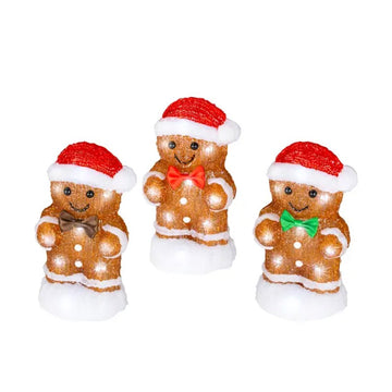 LED Acrylic Gingerbread - Christmas Place