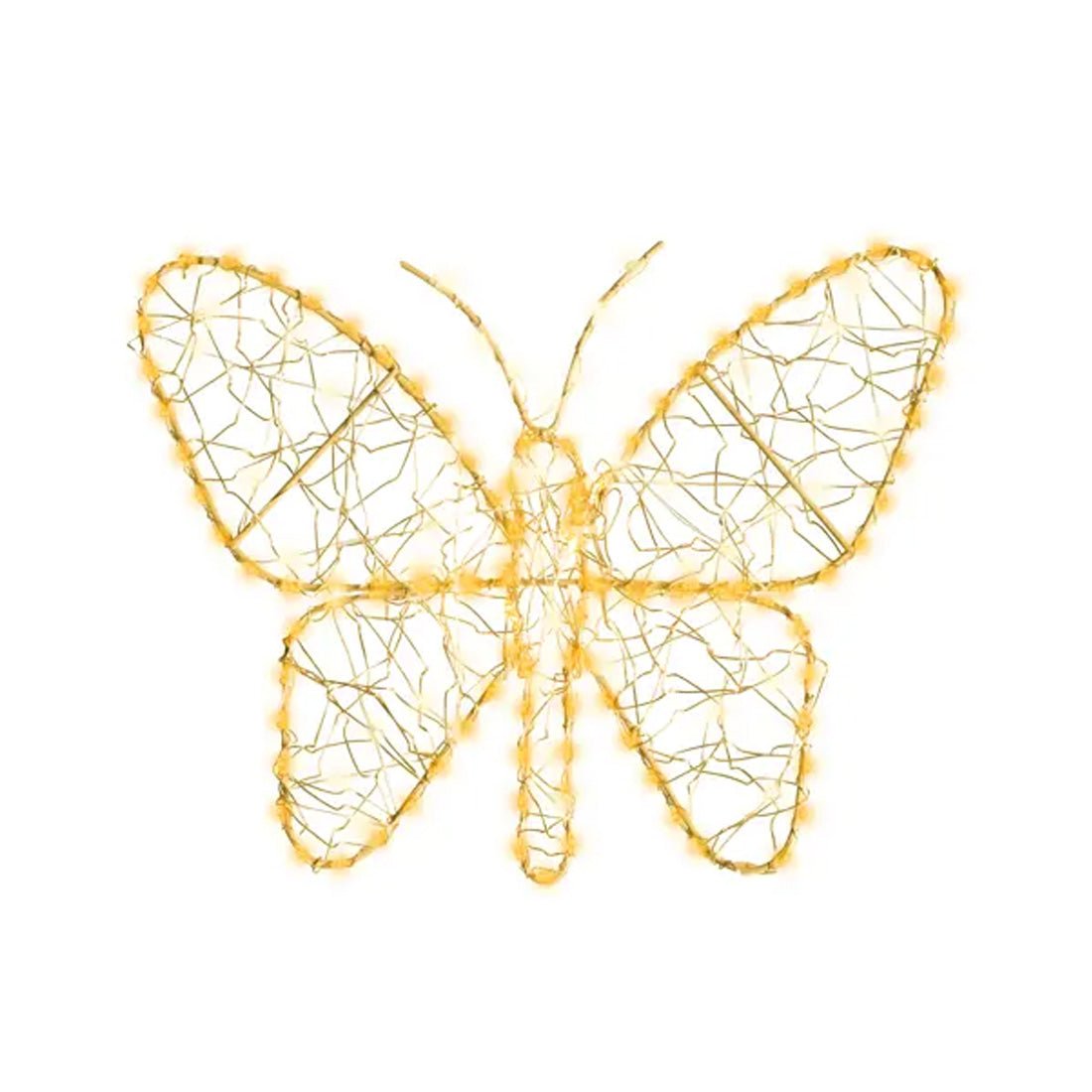 11Inch LED Gold Butterfly - Christmas Place