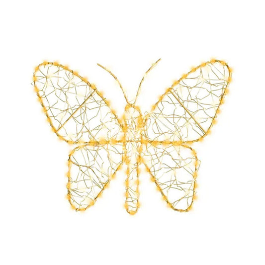 11Inch LED Gold Butterfly - Christmas Place