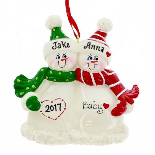 Snow Couple Expecting