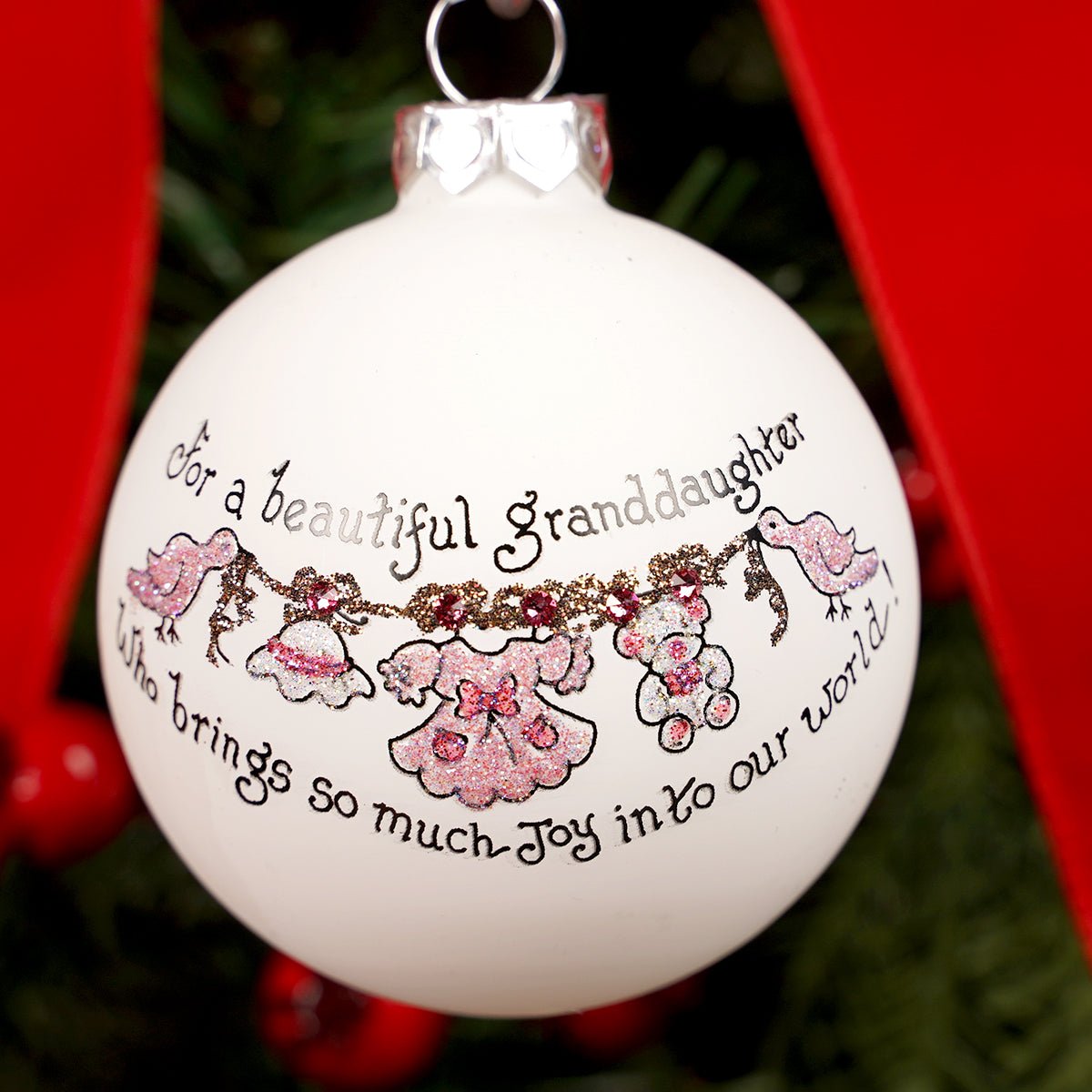 A Beautiful Granddaughter Ornament - Christmas Place