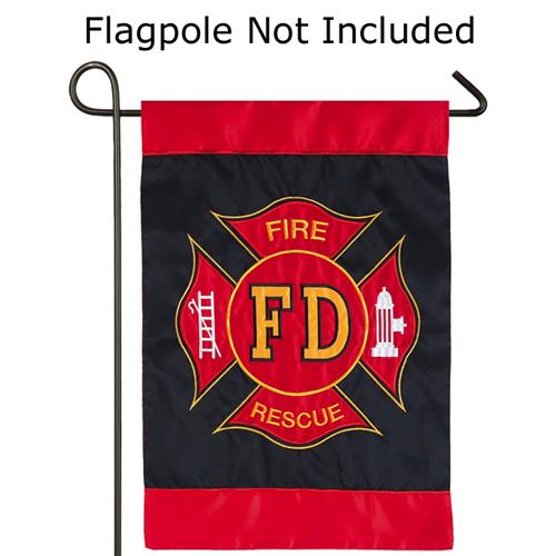 Fire Department Garden Flag