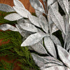 Silver Bay Leaf Spray - Christmas Place