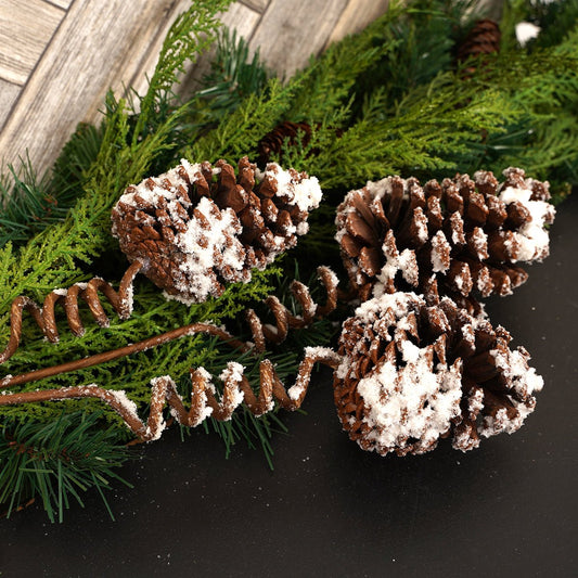 Snow Tip Large Cone - Christmas Place
