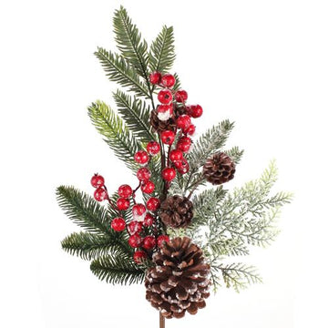 Pine and Crab Apple Stem