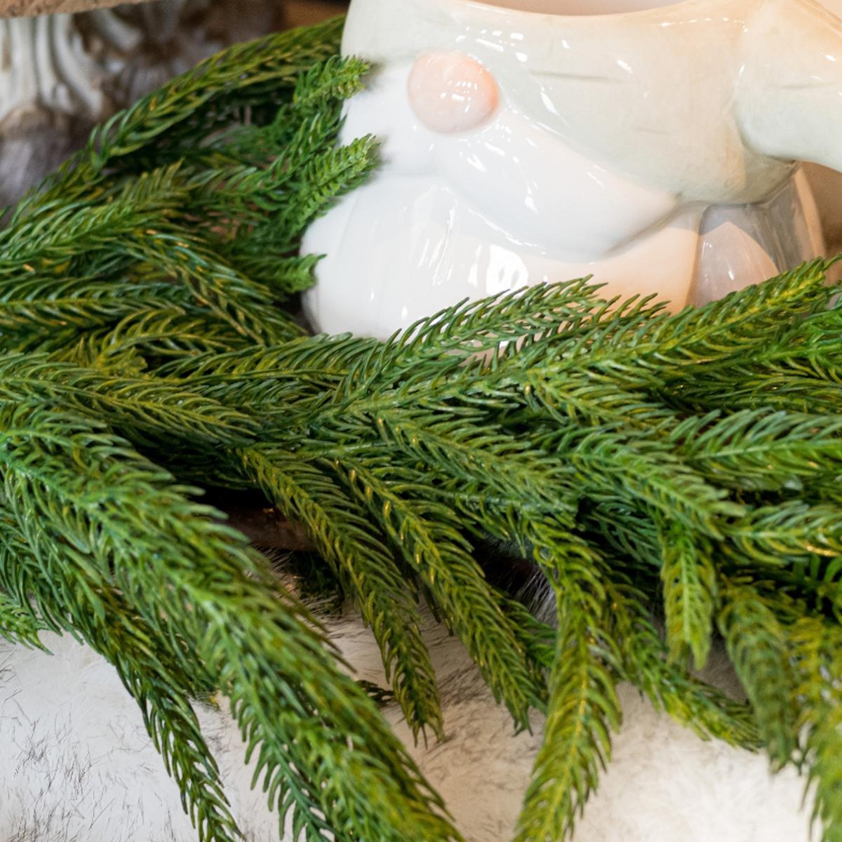 60in Natural Touch Norfolk Pine Garland - Christmas Place