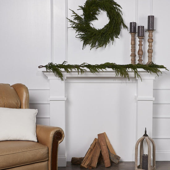 60in Natural Touch Norfolk Pine Garland - Christmas Place 60 inch long 2026 Viral TikTok Trend Garland