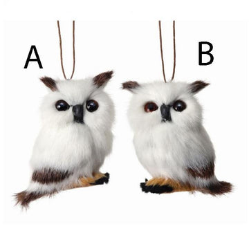 Mini Snow Fur Owl