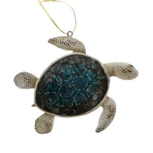Mosaic Sea Turtle Ornament