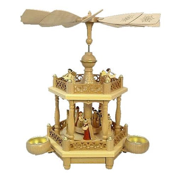 2 Tier Nativity Scene and Angel Musicians
