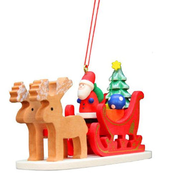 Santa Claus Sled Ornament