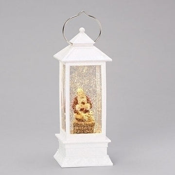 Kneeling Santa Swirl Lantern
