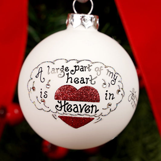 Heart In Heaven Memorial Ornament - Christmas Place