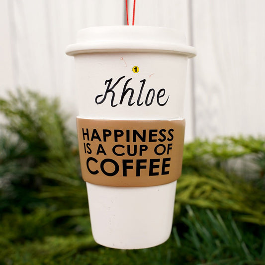 Coffee Cup Ornament - Christmas Place
