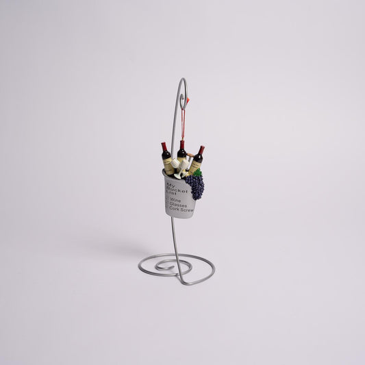 Wine "My Bucket List" Ornament
