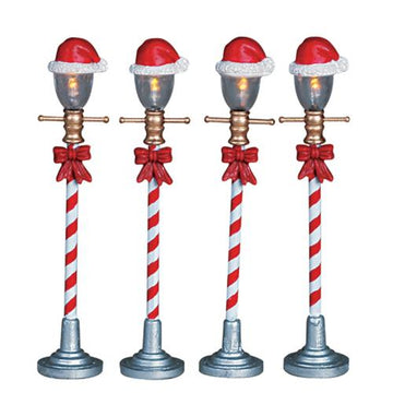 Santa Hat Street Lamps