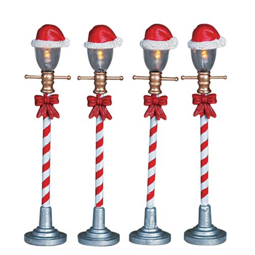 Santa Hat Street Lamps