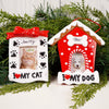 Dog Cat Picture Frame Ornament - Christmas Place
