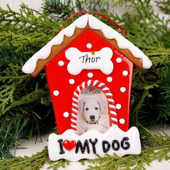 Dog Cat Picture Frame Ornament - Christmas Place
