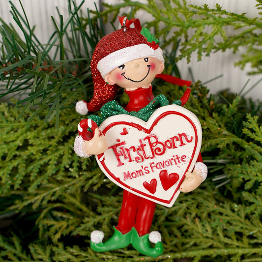 Mom's Favorite Girl and Boy Ornament - Christmas Place