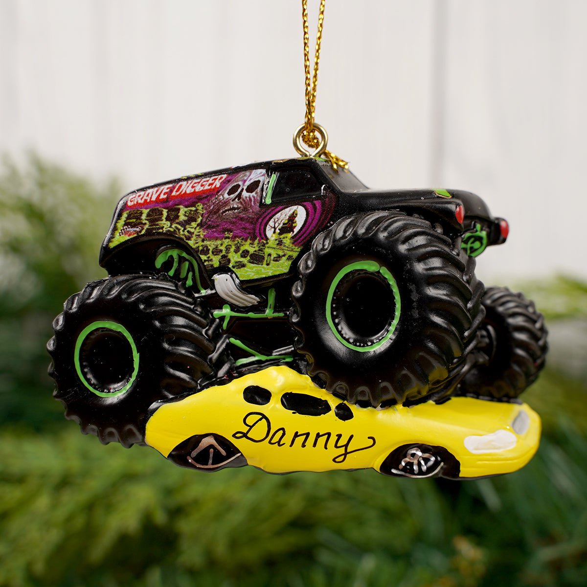 Grave Digger Monster Truck Ornament - Christmas Place