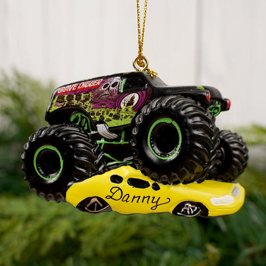 Grave Digger Monster Truck Ornament - Christmas Place