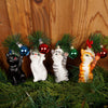Noble Gems Christmas Cat Ornaments - Christmas Place