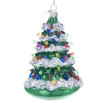 Christmas Tree Glass Ornament