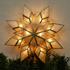 Capiz Clear Star Treetop - Christmas Place
