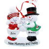 Snow Family New Mom & Dad - Christmas Place