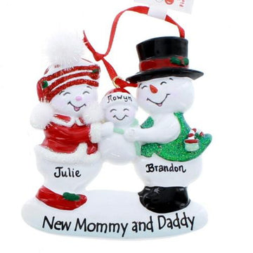 Snow Family New Mom & Dad