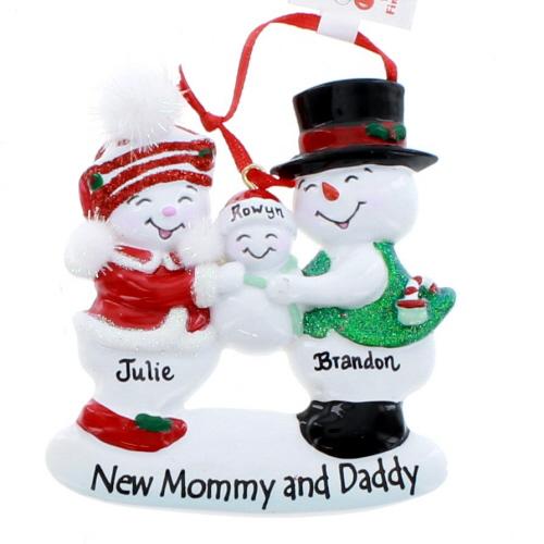 Snow Family New Mom & Dad
